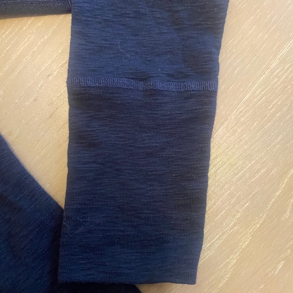 WINGS & HORNS navy henley, size M - Picture 3 of 9